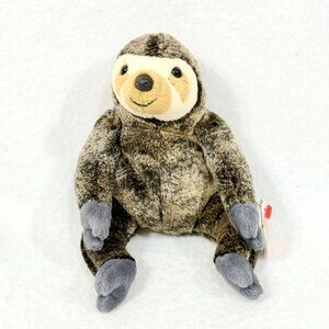 Ty Beanie Babies Slowpoke Sloth Plush Toy w/All Tags and Heart Protector (1999)